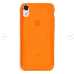 Brand New! Velvet Caviar Neon Orange iPhone XS Case